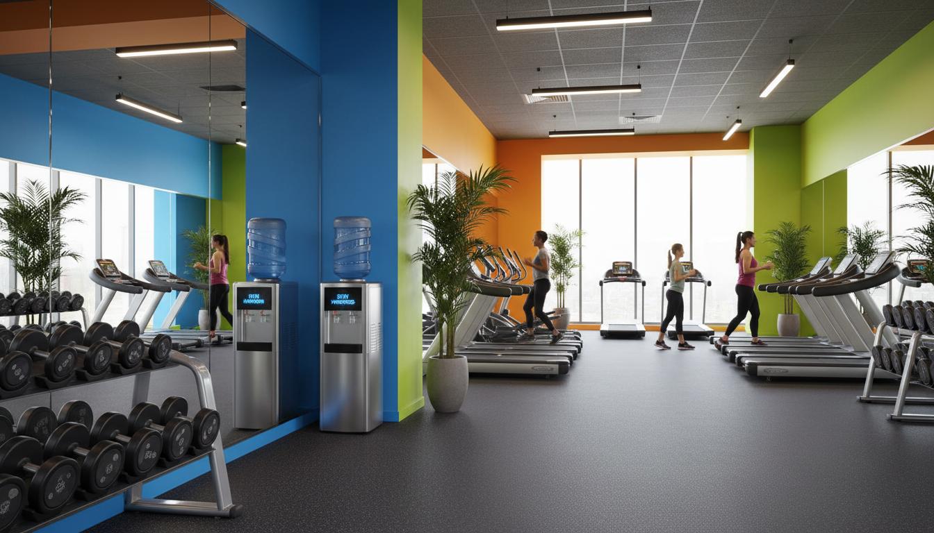 Wasserlösungen für Fitnessstudios