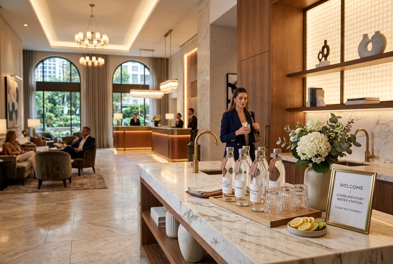 Wasserlösungen für Hotellerie